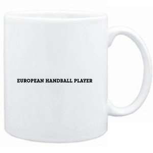 Mug White  European Handball Player SIMPLE / BASIC  Sports  