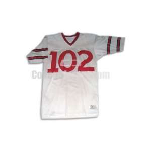   White No. 102 Team Issued Cornell Football Jersey: Sports & Outdoors
