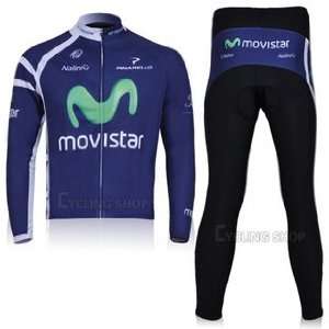 com 2011 star team movistar / spring models jersey long suit / sweat 
