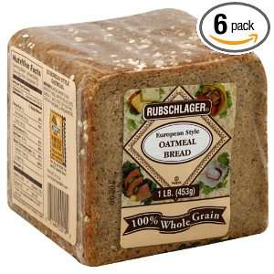 Rubschlager Bread, Oatmeal Sqaure Grocery & Gourmet Food