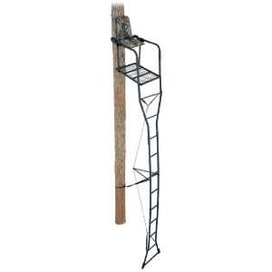 Ameristep 15 Shooter Ladder Stand Gray and Realtree Hardwoods  