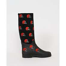Cuce Shoes Cleveland Browns Womens Enthusiast Rain Boot   