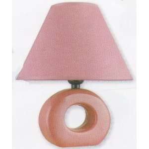  13 inch Pink Retro modern Ring Donut Base Design Ceramic 