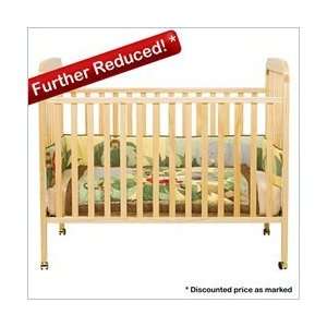   Alpha 3 in 1 Stationary Convertible Wood Crib Set in Natural: Baby