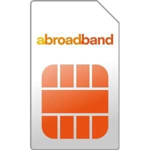  Abroadband Data SIM Card: Cell Phones & Accessories