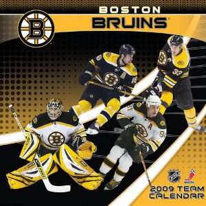  Boston Bruins 2009 12 x 12 Team Wall Calendar Sports 