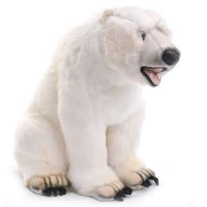   Polar Bear Toy Reproduction By Hansa, 85cm sitting [Toy]: Toys & Games