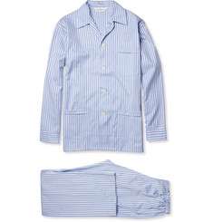 Derek Rose Striped Cotton Pyjama Set