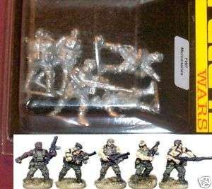   Future Wars Mercenaries Soldiers Post Apo Warriors Miniatures  
