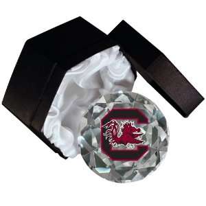 South Carolina Mascot High Brilliance Diamond Cut Glass  