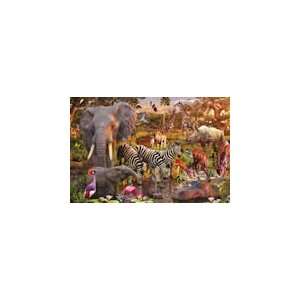   African Animal World   3000 Pieces Jigsaw Puzzle Toys & Games