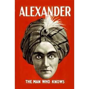  Alexander The Man Who Knows 12X18 Art Paper with Gold 