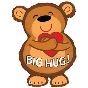  Cute Big Hug Bear Valentines Day 28 Mylar Balloon: Toys 
