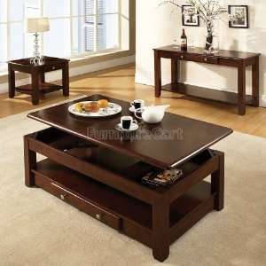  Steve Silver Furniture Nelson Occasional Table Set (Cherry 