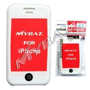   MyBat Skin Cover for Apple iPhone (White): Cell Phones & Accessories