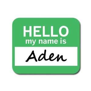  Aden Hello My Name Is Mousepad Mouse Pad