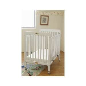   Baby 24 x 38 Folding Wood Crib with 3 Vinyl Covered Mattress Baby