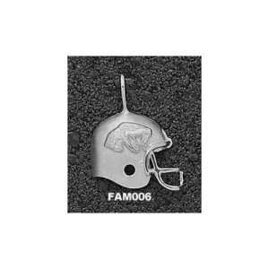  Florida A&M University Rattler Helmet Pendant (Silver 