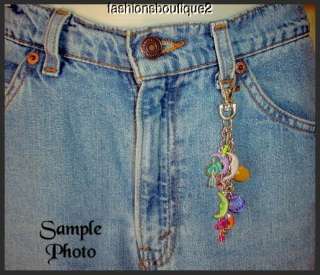 KEY CHAIN ~ DANGLING CELESTIAL CHARMS ~ CRYSTALS  