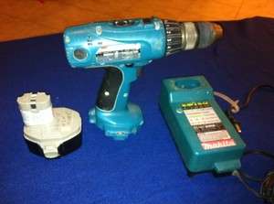 MAKITA 6337D 14.4 CORDLESS 1/2 DRILL DRIVER WITH CHARGER, BATTERY 