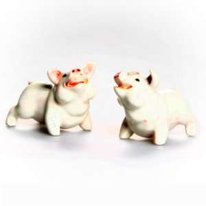  Pigs Hand Crafted Salt & Pepper Shakers