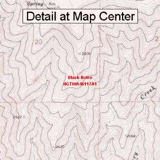   Map   Black Butte, Washington (Folded/Waterproof)
