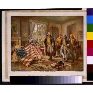  The Birth Old Glory,Moran,Percy,Betsy Ross,Washington 