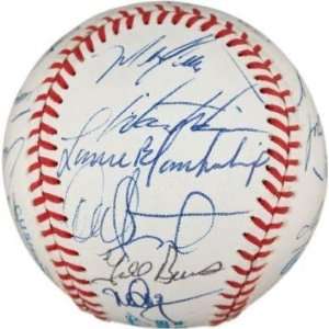  Autographed Mark McGwire Ball   1989 World Series Champs A 