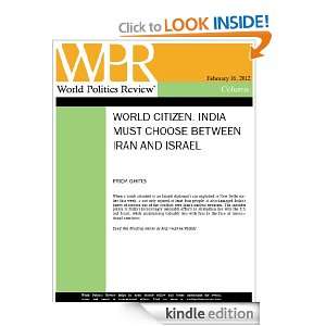 India Must Choose Between Iran and Israel (World Citizen, by Frida 