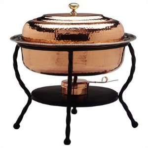  Old Dutch 892 Oval Decor Copper Chafing Dish Kitchen 