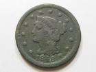 1846 Braided Hair Large Cent. FREE US s/h  