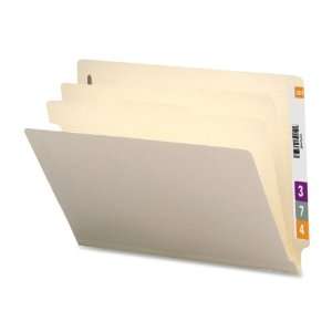  Products SP18254 Classification Folder, End Tab, 2 Div, 10/BX, Manila