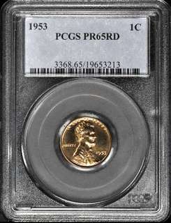 Jetproofs™ proudly offers this 1953 Proof Cent PCGS PR65 Red 