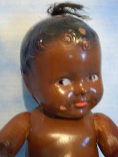 1940s 12 Black Composition Baby Fixer  