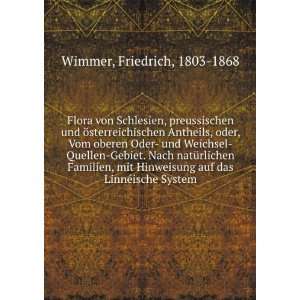   auf das LinnÃ©ische System Friedrich, 1803 1868 Wimmer Books
