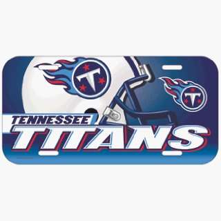   Titans 6 x 12 Styrene Plastic License Plate #2: Sports & Outdoors