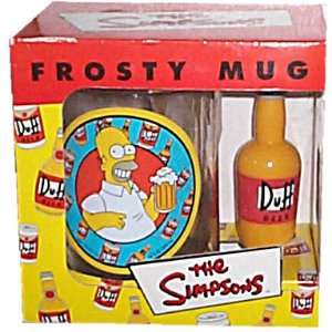   Simpsons   Frosty Freezer Mug with Duff Beer Handle