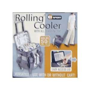   Can Rolling Cooler with All Terrain Cart 
