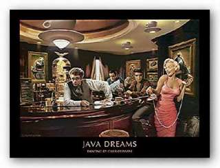 Java Dreams by Chris Consani ELVIS MARILYN DEAN BOGART  