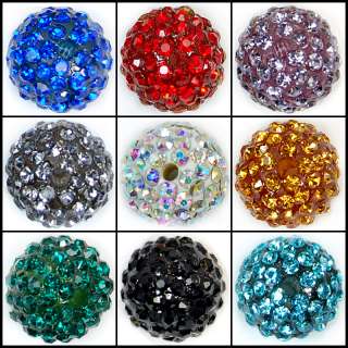  Pave Crystal Rhinestone Spacer Beads Jewelry DIY Findings 1pcs  