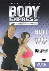 Tony Littles Body Express Butt Thigh Reduction DVD, 2003  