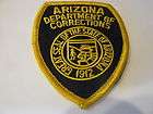 Arizona Department of Corrections Shoulder Patch new.