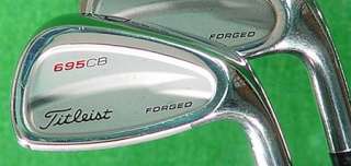 TOUR ISSUE Titleist 695 CB 695CB Forged Irons 2 PW Rifle 6.5 Steel 