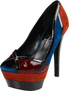 Womens Shoes NIB Jessica Simpson MATCH Platform Peeptoe Pump Heels 