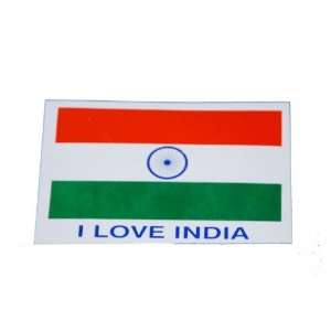 Love India Indische Flagge Aufkleber ca 14,5 x 10cm aus Indien 
