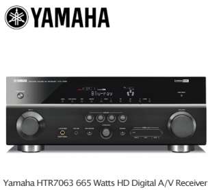 NEW YAMAHA HTR7063 7.2 HD Receiver HDMI 6in/2Out 665W Discret AMP/YPAO 