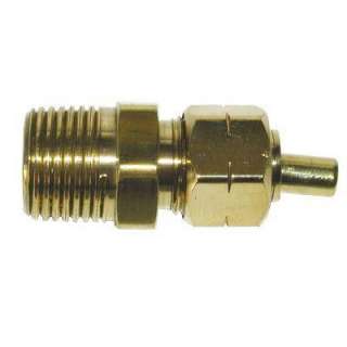   In. X 3/8 In. Brass Compression X MPT Adapter A 323 at The Home Depot