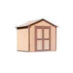 Handy Home Products Kingston 8 ft. x 8 ft. Wood Shed with Floor