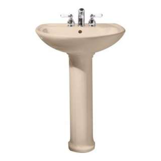 American Standard Cadet Pedestal Combo Bathroom Sink with 4 in. Faucet 
