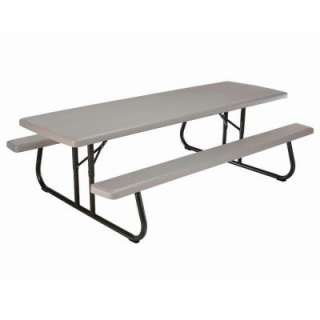 Lifetime 57 in. x 96 in. Commercial Grade Picnic Table 80123 at The 